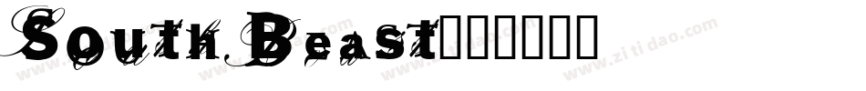 South Beast字体转换